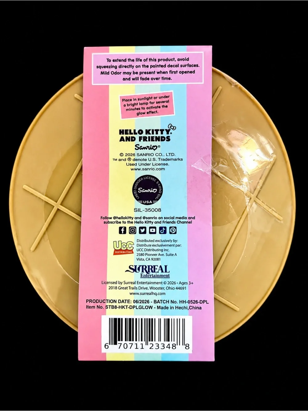 Sanrio Hello Kitty Mystery Squishy Dumpling - Pink & Gold Packaging